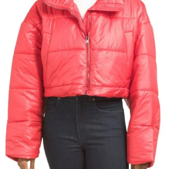 De Base Cropped Puffer Jacket - Picture 2 of 10